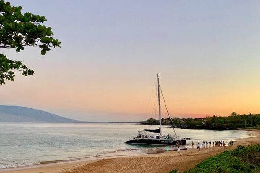 Sunset Champagne Cruise Kai Kanani Maui