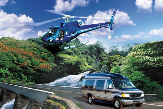 Hana Sky Trek, Hana Van Tour Helicopter