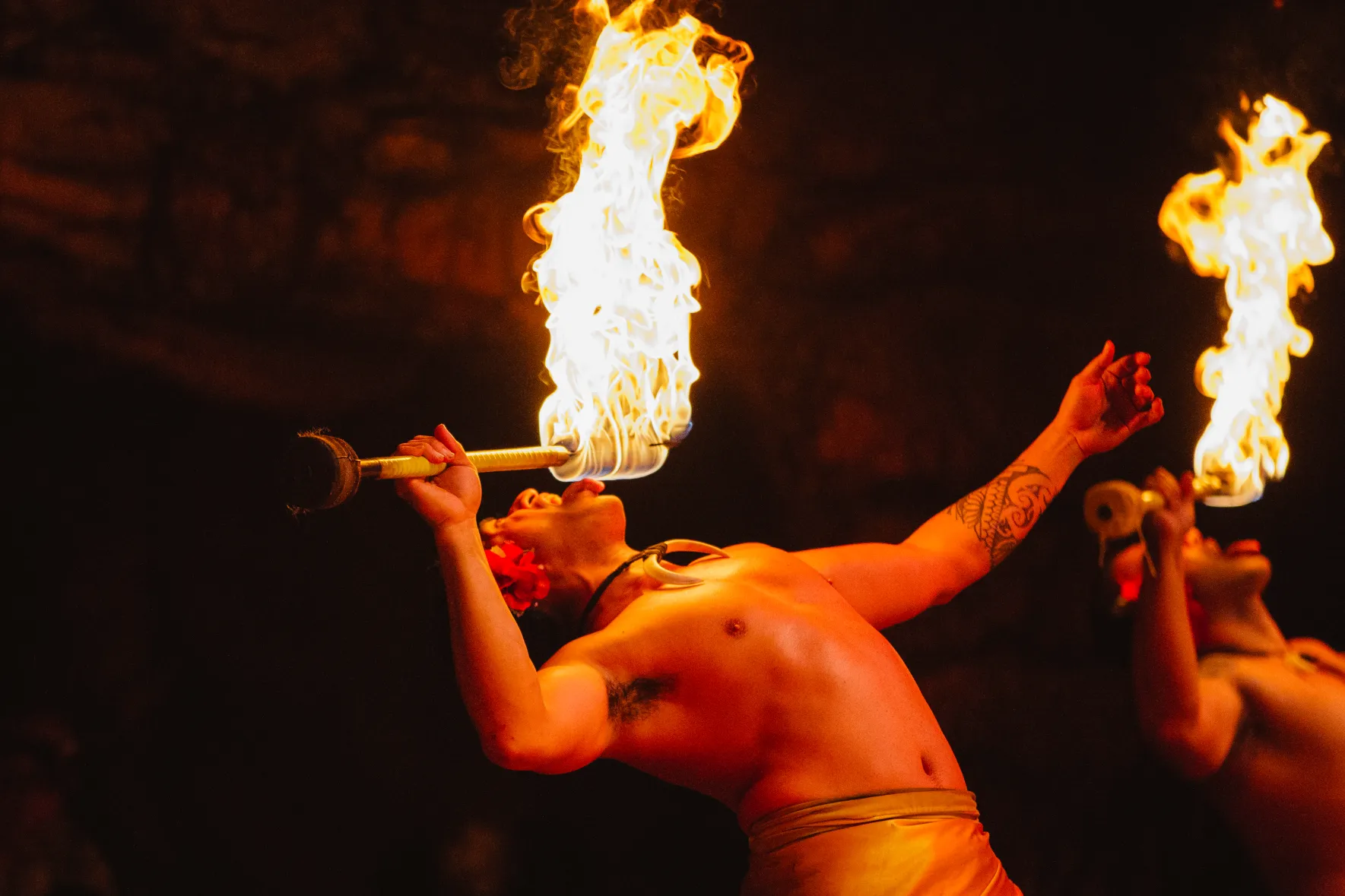 Christmas Ka'anapali Hyatt Luau 'Drums of the Pacific'